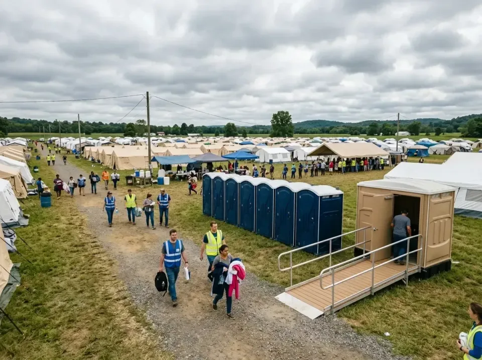 disaster-relief-camp-restrooms-010 — frequently asked questions, Dumpster & Portable Bathrooms Rental in Osceola, IN